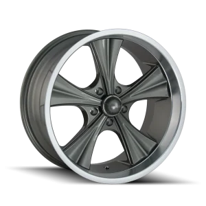 Ridler – 651 – Grey – 18″x8″ 0mm – Summer Wheels – 651-8865G